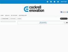Tablet Screenshot of cockrell.presswise.com